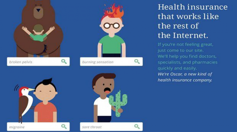 immagine sito oscar health, startup del settore assicurativo usa